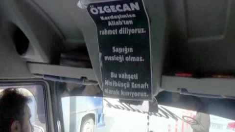 Malatyalı Minibüsçülerden Özgecan Cinayetine Tepki