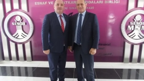 AK Parti Milletvekili Aday Adayı Cihan Saraç Sesob'u Ziyaret Etti