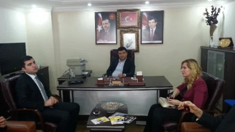 Akdağ İlçe Teşkilatlarını Ziyaret Etti