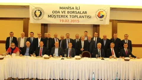 Manisa Oda Ve Borsalardan Yaşar Coşkun'a Tam Destek