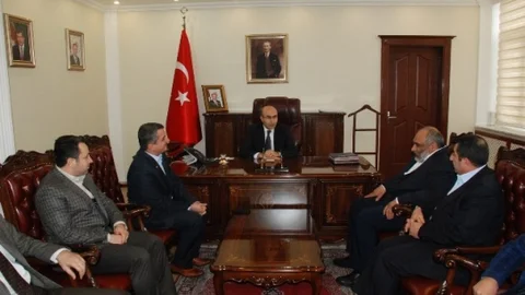İHH Genel Başkanı Bülent Yıldırım'dan Vali Mahmut Demirtaş'a Ziyaret