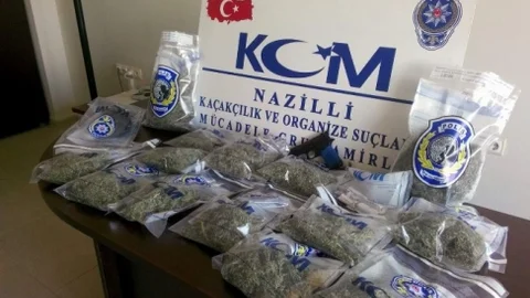 Nazilli'de Uyuşturucu Operasyonu 5 Tutuklama