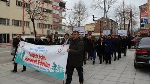 Malatya'da Sağlıklı Yaşam Yürüyüşü