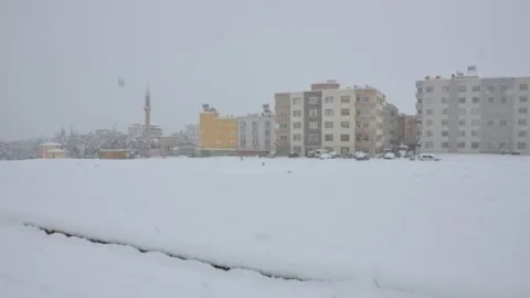 Kilis'te Karla Mücadele