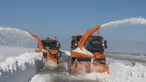 Eskişehir'de Kar Temizleme Çalışmaları