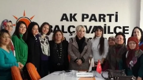 Ak Partili Meltem Ölmez'e Kadın Partililerden Büyük İlgi