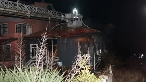 Tekirdağ'da Ev Yangını