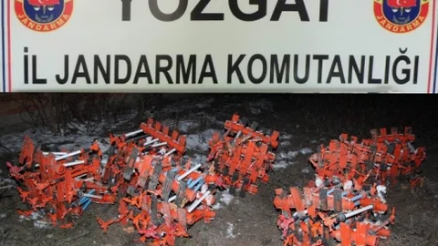 Yozgat Jandarma Hırsızları Suçüstü Yakaladı