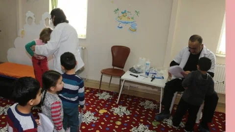 Esçocuk Evi'nde Öğrencilere Sağlık Taraması