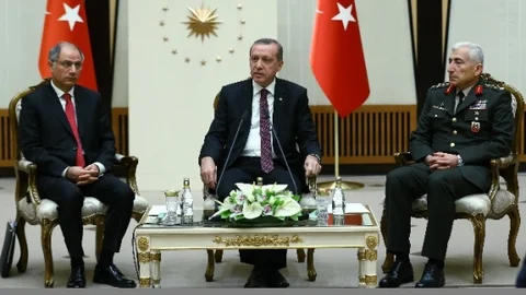 Cumhurbaşkanı Erdoğan Geçici Köy Korucuları Heyetini Kabul Etti