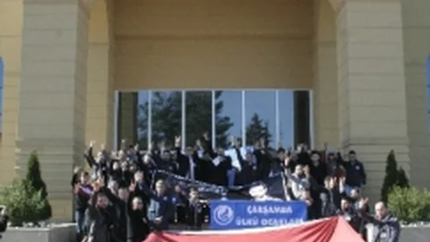 Çarşamba Ülkü Ocakları'ndan Protesto