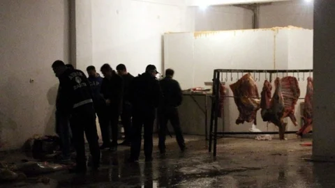 Aydın'da 250 Kilo Kaçak Kesilmiş Et Ele Geçirildi