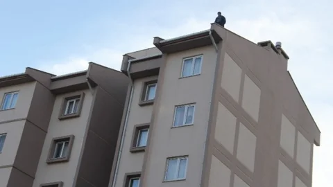 Oğlu İçin Çatıya Çıktı Polisleri 3 Saat Uğraştırıp Bütün Kiremitleri Attı