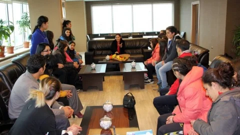 Kadın Sporculardan Eş Başkan Çoban'a Ziyaret