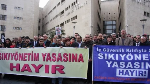 Bursa'da İç Güvenlik Yasası Eylemi