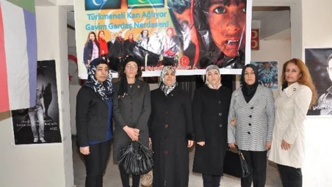 MHP Elbistan Kadın Kolları'ndan Türkmenlere Gönül Köprüsü