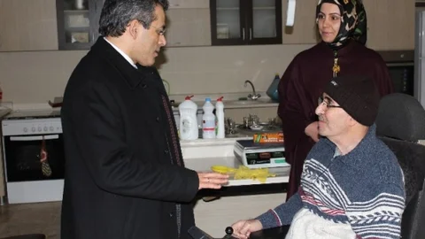 Engellilerden Alataş'a Destek