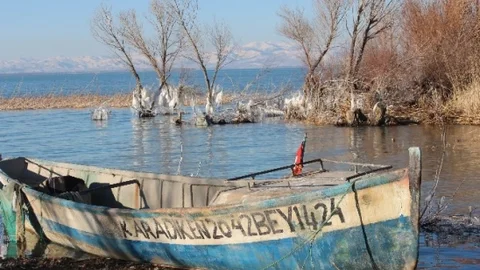 Beyşehir Göl Kıyılarında Kartpostallık Manzara