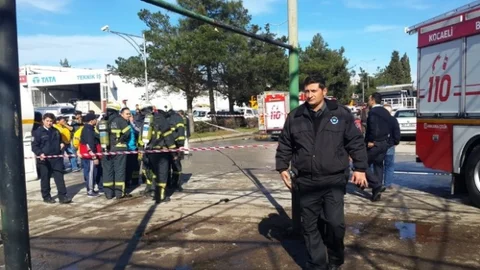Sanayi Sitesinde Tanker Patladı 1 Yaralı