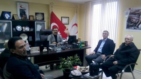 Kutlu'dan Kaplan'a Ziyaret