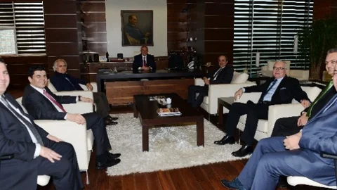 Ansiad Yönetimi ATSO Başkanı Çetin'i Ziyaret Etti