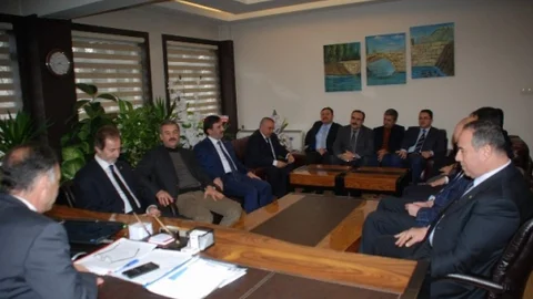 MÜSİAD Yeni Yönetiminden Kaymakam Dursun'a Ziyaret