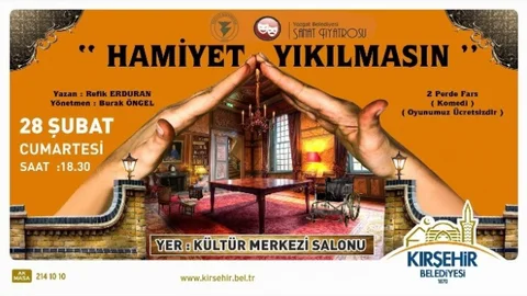 Kırşehir Belediyesinden Tiyatro Etkinliğine Davet