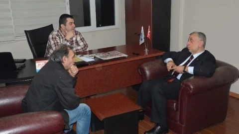 AK Parti Trabzon Milletvekili Aday Adayı Asım Aykan'dan İHA'ya Ziyaret