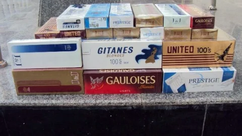 İnşaat İşçilerine Valizde Kaçak Sigara