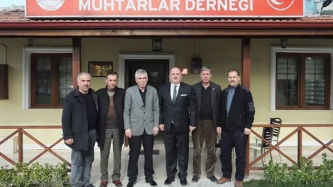 Cihan Saraç'tan Muhtarlar Derneğine Ziyaret