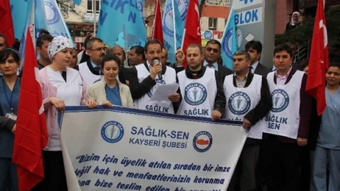 Sağlık-Sen Kayseri Şube Başkanı Mahmut Faruk Doğan