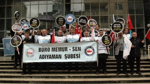 Büro Memur-Sen'den Maliye Çalışanlarına Hak İsteme Açıklaması