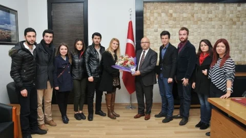 Akü Uluslararası Ticaret Ve Finansman Kulübü Öğrencilerinden Başkan Çoban'a Ziyaret