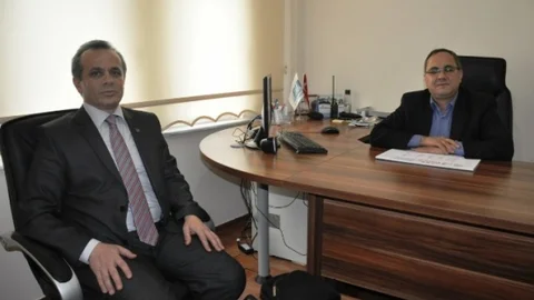 Nkü Rektör Adayı Burhan Arslan'dan İHA Trakya Bölge Müdürlüğü'ne Ziyaret