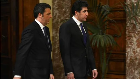 Matteo Renzi-Neçirvan Barzani görüşmesi