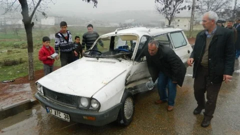 Gaziantep'te Trafik Kazası 1 Yaralı