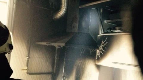 Ocakta Unutulan Yemek Yangına Neden Oldu