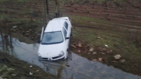 Adıyaman'da Otomobil Takla Attı 1 Yaralı