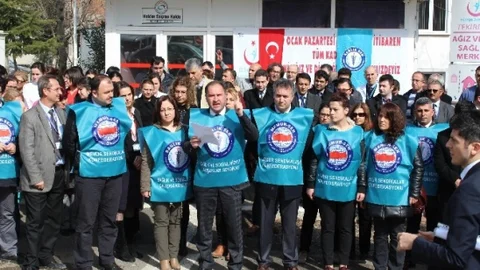 Sağlık-Sen Tekirdağ Şube Başkanı Hamza Öksüz