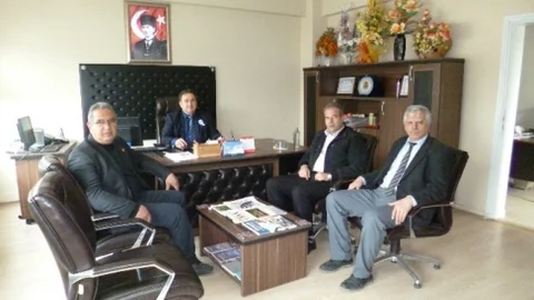 Oda Başkanlarından Mal Müdürü Can'a Ziyaret
