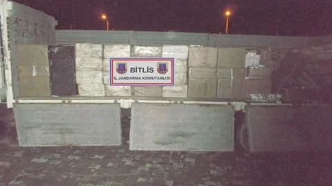 Ahlat'ta Kaçak Sigara Operasyonu