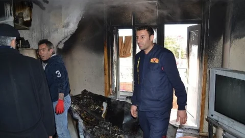 Kulu'da İki Katlı Müstakil Evde Yangın