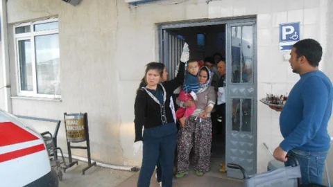 Üç Kardeş Yangında Mahsur Kaldı