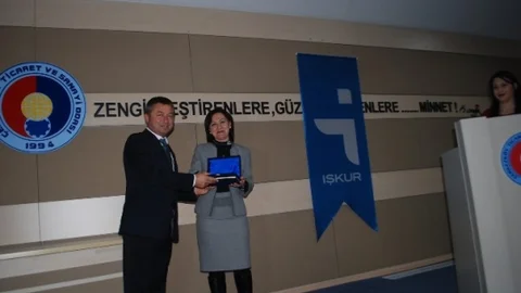 KOSGEB Çerkezköy'de Sertifika Töreni Düzenledi