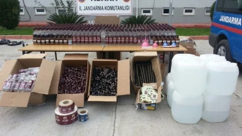 Kaçak İçki İmalatçılarına Suçüstü
