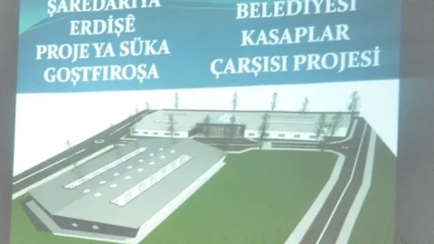 Erciş Belediyesi Kasaplar Ve Peynirciler Çarşısı Yapıyor