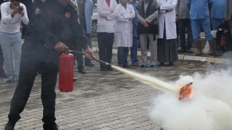 Huzurevinde Yangın Tatbikatı