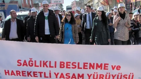 Araban'da Sağlıklı Yaşam Yürüyüşü
