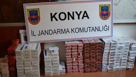 Kulu'da 2 Bin 500 Paket Kaçak Sigara Ele Geçirildi