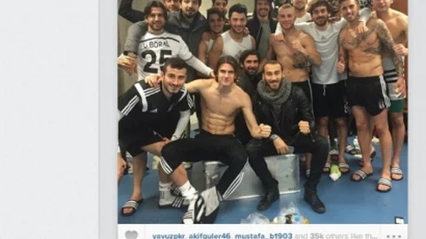 Beşiktaş'ın Zafer Pozu